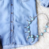 Storied Rose Chambray Top: Alternate View #3