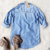 Storied Rose Chambray Top: Alternate View #4