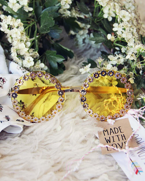 Strawberry Fields Sunnies in Marigold: Featured Product Image