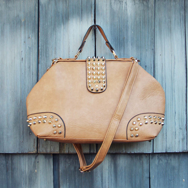 Studded Dusk Tote in Toffee: Featured Product Image
