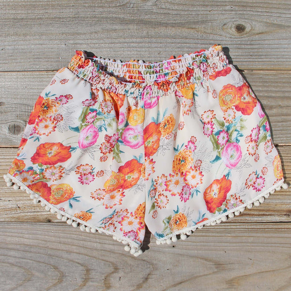Sugared Marigold Shorts: Featured Product Image