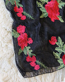 Sugared Rose Layering Tunic in Black: Alternate View #3