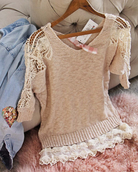 Candy Lace Sweater: Featured Product Image