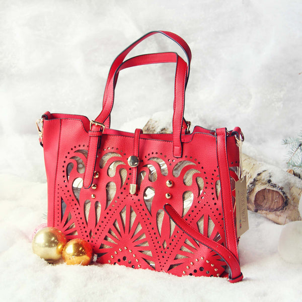 Sun Valley Tote in Red: Featured Product Image