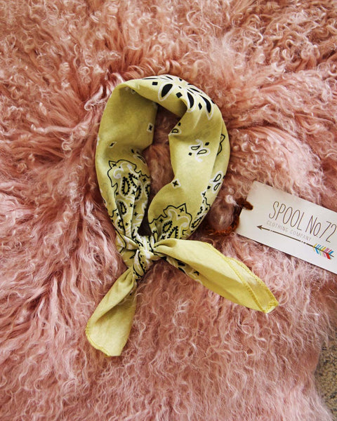 Luxe Cotton Bandana in Sunset: Featured Product Image