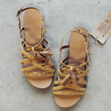 Sunstone Braided Sandals: Alternate View #3