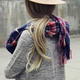 Sweater Weather Plaid Scarf: Alternate View #2