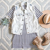 Sweet & Basic Stripe Dress: Alternate View #4
