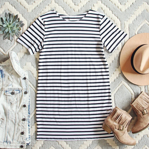 Sweet & Basic Stripe Dress