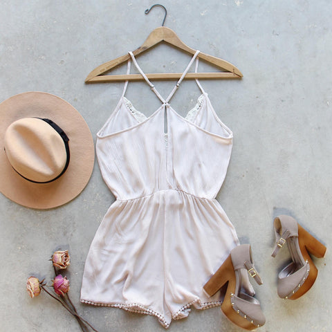 Sweet Dance Romper, Boho Lace Rompers from Spool No.72. | Spool No.72