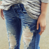 Sweet & Torn Jeans: Alternate View #1