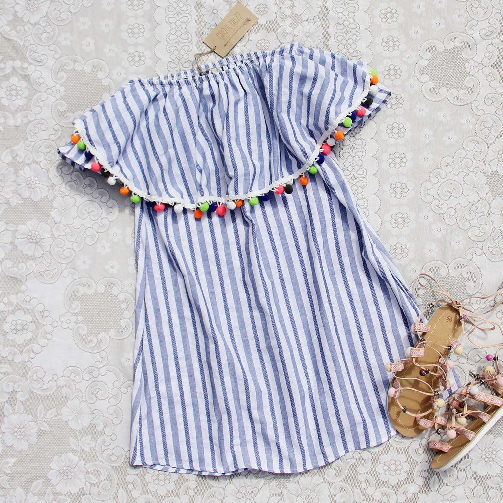 Sweet Pom Pom Dress, Sweet Pom Pom Off The Shoulder Dresses from Spool 72. | Spool No.72 Sweet Pom Pom Dress, Sweet Pom Pom Off The Shoulder Dresses from Spool 72. | Spool No.72