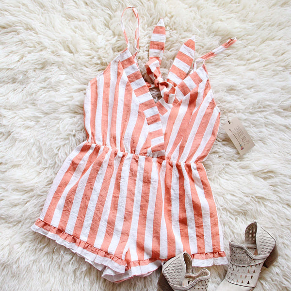 Linen Sands Romper: Featured Product Image
