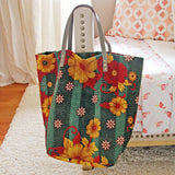 Sweet Stitch Tote in Green: Alternate View #4