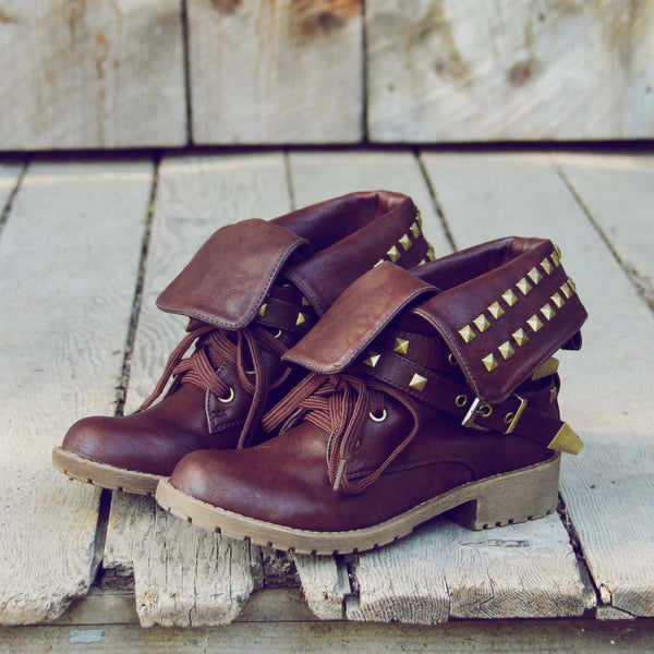Sweet Studded Motorcycle Boots: Featured Product Image