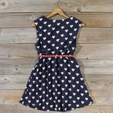 The Sweetheart Dress in Navy: Alternate View #4