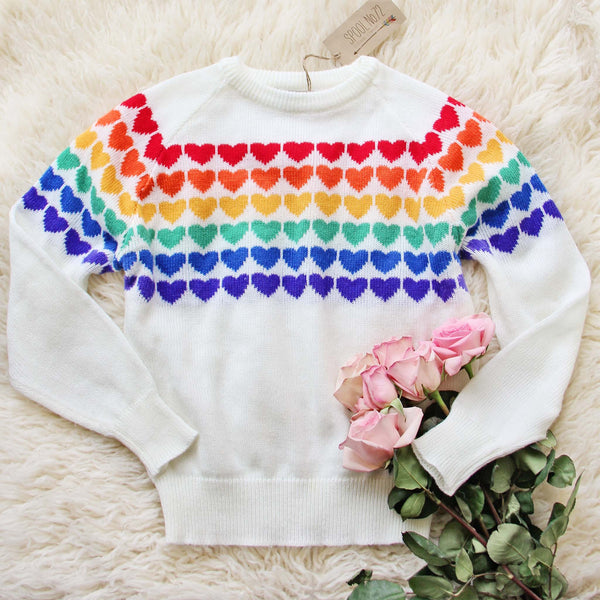 Sweetheart Vintage Sweater: Featured Product Image