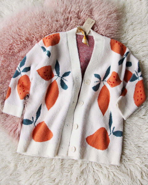 Tutti Fruity Cardigan Sweater: Featured Product Image