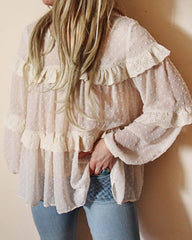 Swiss Dot Blouse