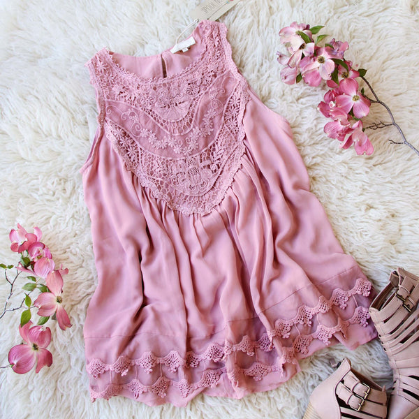 The Sydney Sage Top in Rose: Featured Product Image