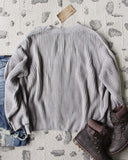 Tahoe Knit Sweater in Gray: Alternate View #5