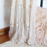 Tainted Rose Lace Maxi Dress in Sand: Alternate View #4