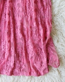 Tainted Rose Lace Maxi Dress in Long Sleeve: Alternate View #3