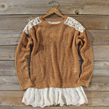 Tamarack Lace Sweater: Alternate View #1