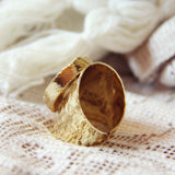Tangled Turquoise Ring in Gold: Alternate View #3