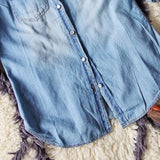 The Tanner Denim Shirt in Medium Wash: Alternate View #3