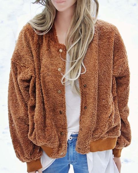 Teddy Textured Coat: Featured Product Image