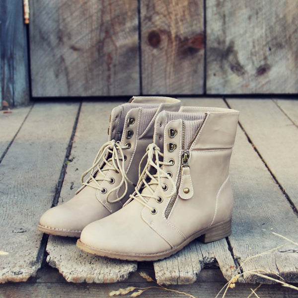 The Big Sur Sweater Boots in Sand: Featured Product Image