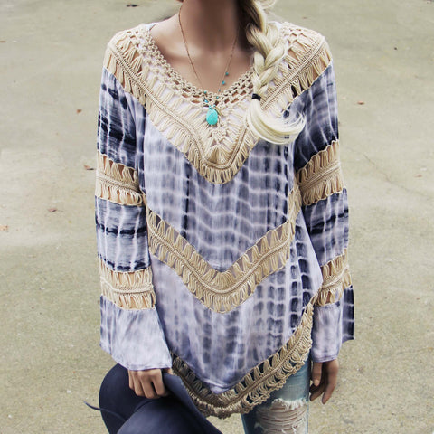 The Blake Tunic in Gray