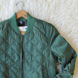 The Bomber Jacket in Olive: Alternate View #2