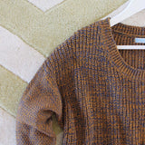 The Boyfriend Lace Sweater in Timber: Alternate View #3