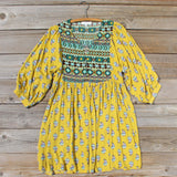 Cedar Grass Dress in Mustard: Alternate View #2