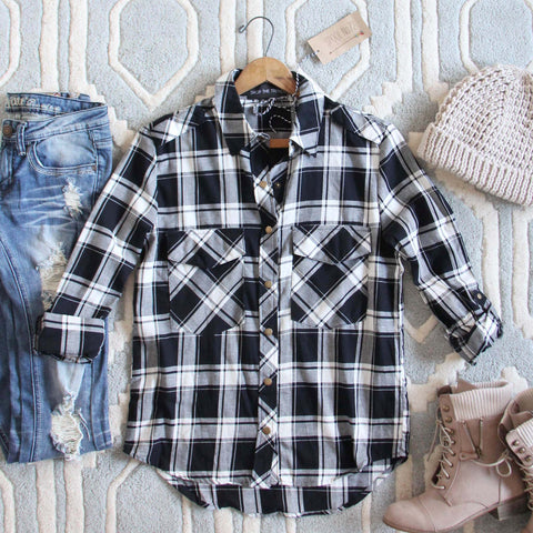The Everyday Plaid Top in Buffalo