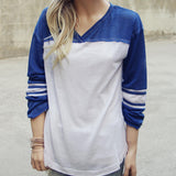 The Fenley Tee in Blue: Alternate View #2