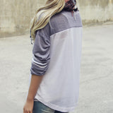 The Fenley Tee in Gray: Alternate View #4