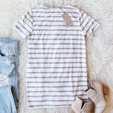 The Knot Tee in Taupe: Alternate View #4
