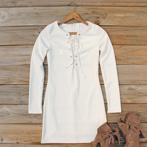 Luner Lace-up Dress: Featured Product Image