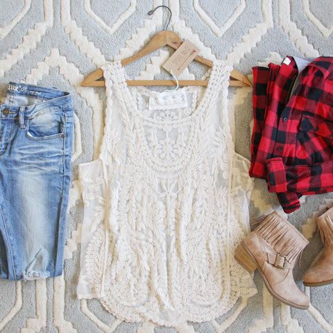 The Lace Basic Tank
