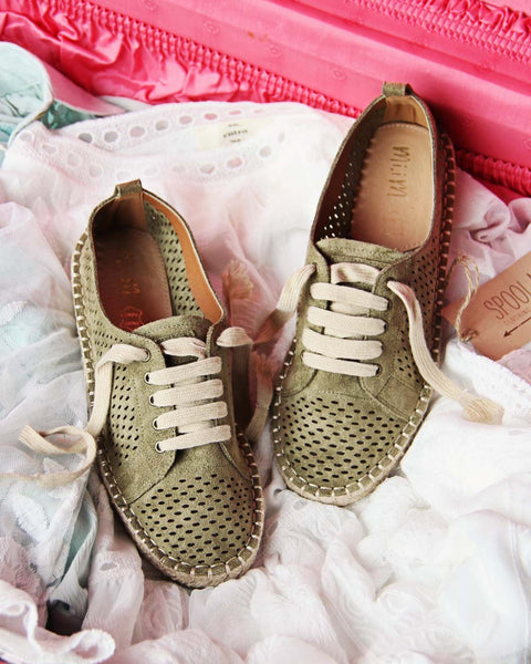 The London Sneaker Espadrille in Sage: Featured Product Image