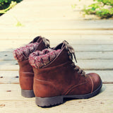 The Mountaineer Sweater Boots in Brown: Alternate View #3