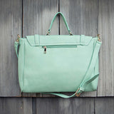 The Nash Tote in Mint: Alternate View #3