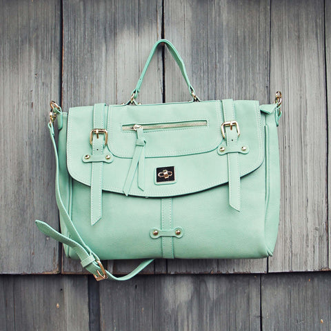 The Nash Tote in Mint