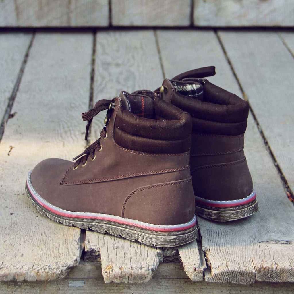 Seattle Boot Sweet & Rugged Combat Boots in Brown, Rugged Boots & Shoes from Spool ...