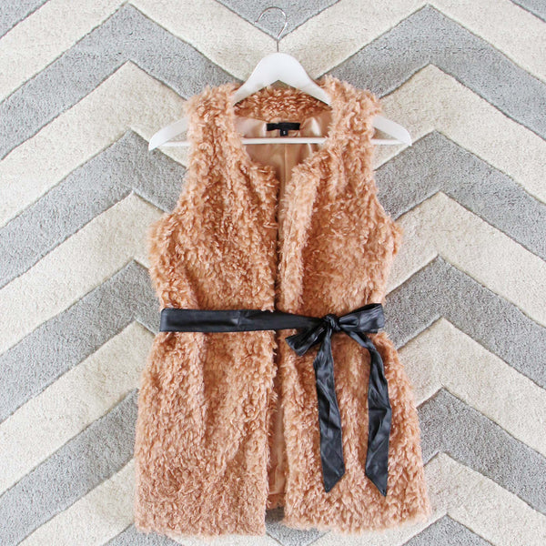 The Teddy Vest in Blush: Featured Product Image