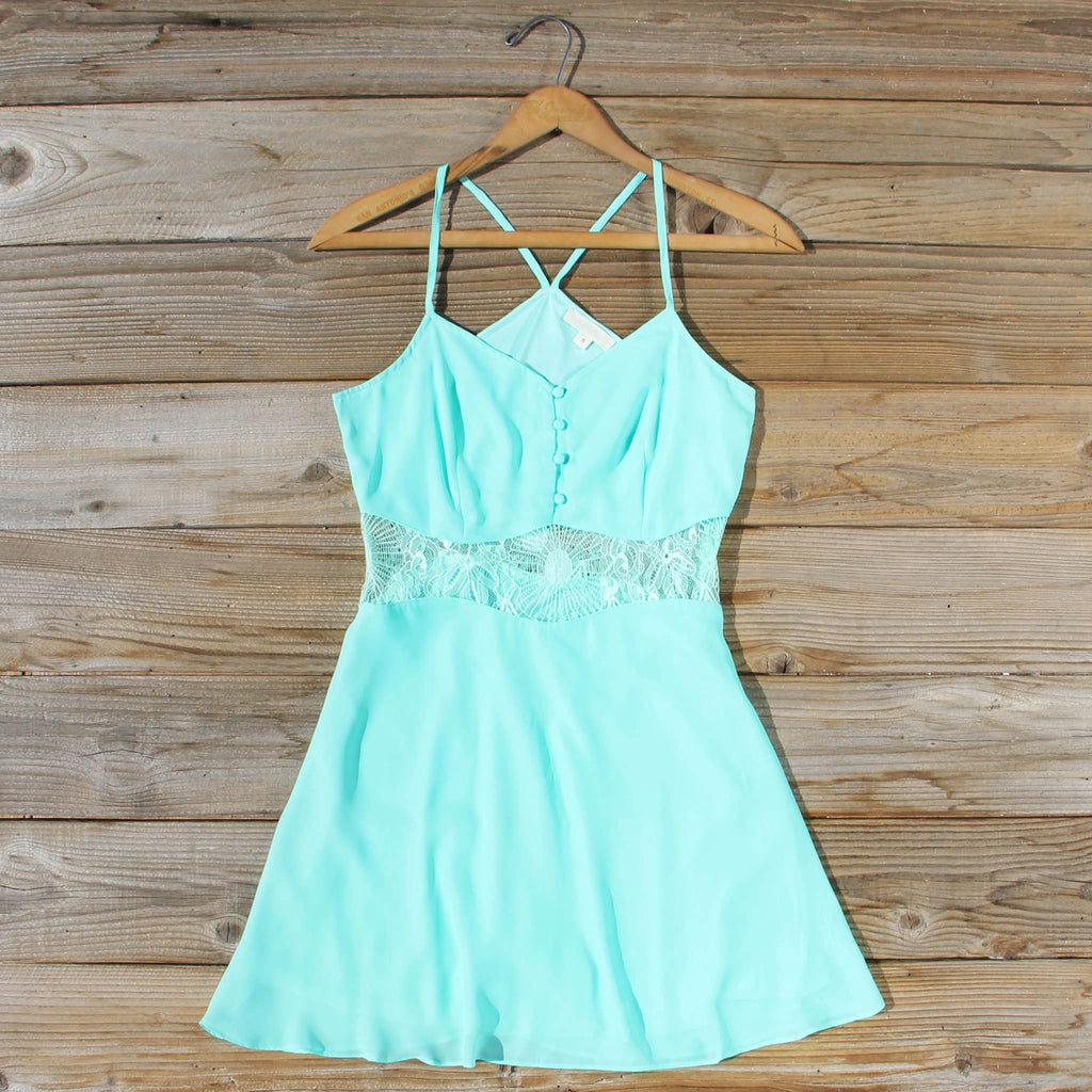 The Sunseeker Dress in Turquoise, Sweet Summer Country Dresses from Spool 72 The Sunseeker Dress in Turquoise, Sweet Summer Country Dresses from Spool 72