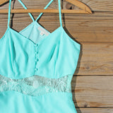 The Sunseeker Dress in Turquoise: Alternate View #2